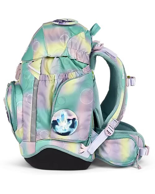 ergobag Set Scuola con Zaino Maxi 24 Litri + Zainetto Sportivo + Astuccio Rigido + Astuccio Morbido + Porta Quaderni A4 + 4 Kletties - Magic BubbleBear Zaini Scuola