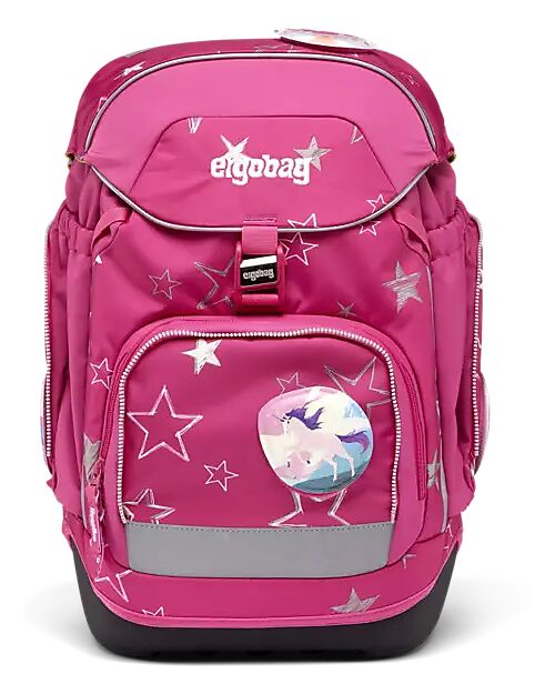 ergobag Set Scuola con Zaino Pack + Zainetto Sportivo + Astuccio Rigido + Astuccio Morbido + Porta Quaderni A4 + 4 Kletties - StarlightBear Zaini Scuola