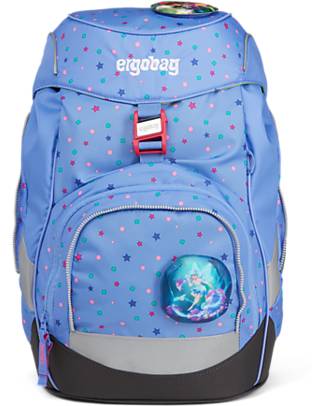 ergobag Set Scuola con Zaino Prime + Astuccio + Porta Quaderni + 4 Kletties - AdoraBearl Zaini Scuola