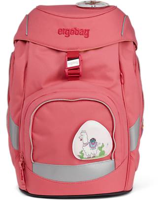 ergobag Set Scuola con Zaino Prime + Astuccio + Porta Quaderni + 4 Kletties - Lamas in BearJamas Zaini Scuola