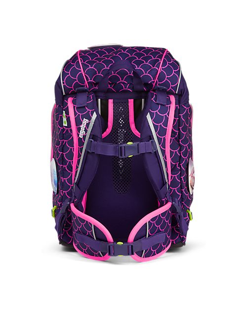 ergobag Set Scuola con Zaino Prime + Astuccio + Porta Quaderni + 4 Kletties - Pearl DiveBear Zaini Scuola