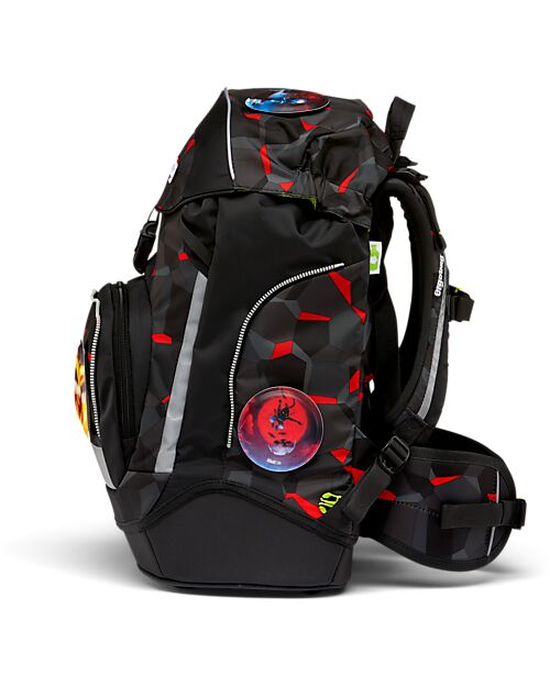 ergobag Set Scuola con Zaino Prime + Astuccio + Porta Quaderni + 4 Kletties - TaekBeardo Zaini Scuola