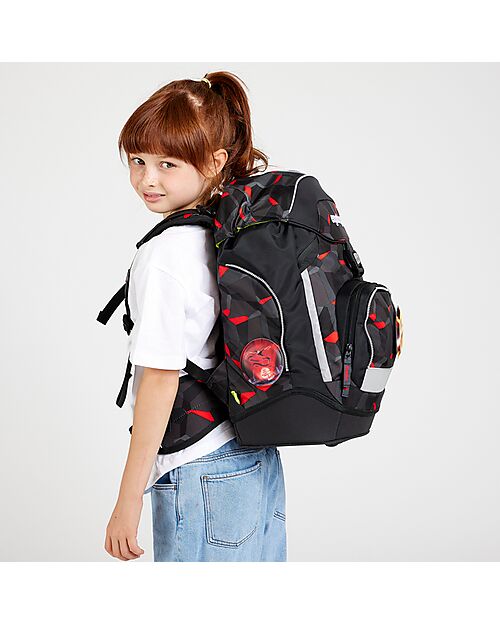 ergobag Set Scuola con Zaino Prime + Astuccio + Porta Quaderni + 4 Kletties - TaekBeardo Zaini Scuola