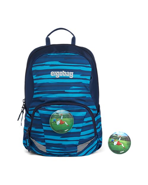 ergobag Zaino Ergonomico Ease Grande - Striker - Adatto per la Scuola Materna Zaini Asilo