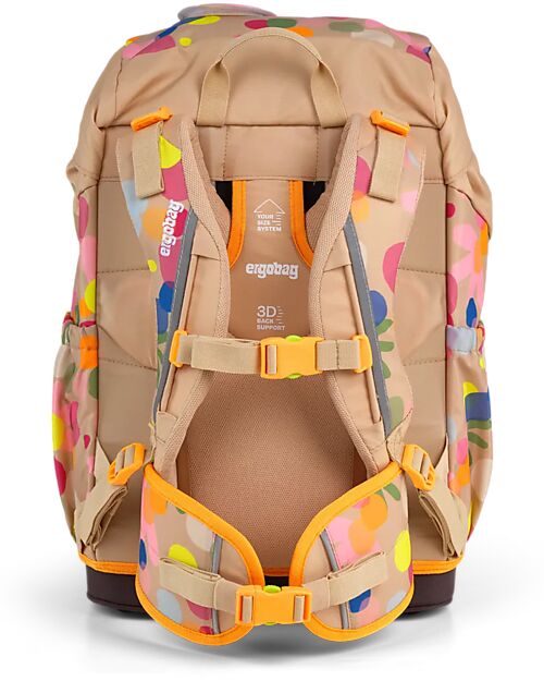 ergobag Zaino Ergonomico Flex - FlowBear World - Adatto per le Elementari Zaini Scuola