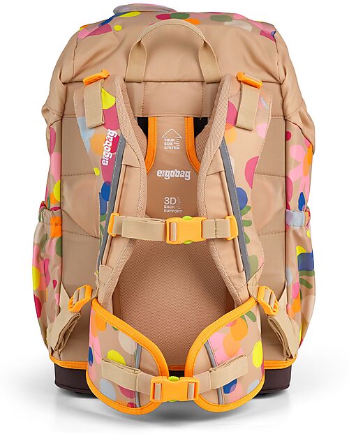 ergobag Zaino Ergonomico Flex - FlowBear World - Adatto per le Elementari Zaini Scuola