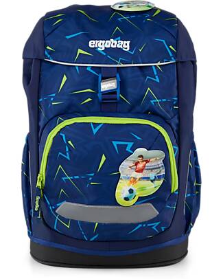 ergobag Zaino Ergonomico Flex - Front Runbear - Adatto per le Elementari Zaini Scuola