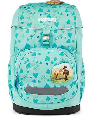 ergobag Zaino Ergonomico Flex - HorsedreamBear - Adatto per le Elementari Zaini Scuola