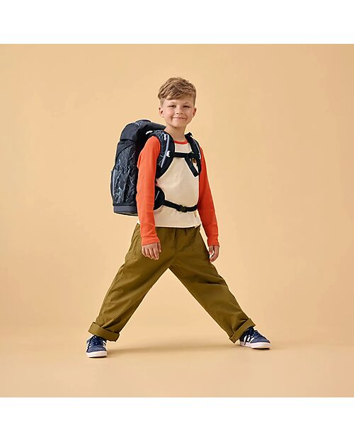 ergobag Zaino Ergonomico Flex - Super ReflectBear - Adatto per le Elementari Zaini Scuola