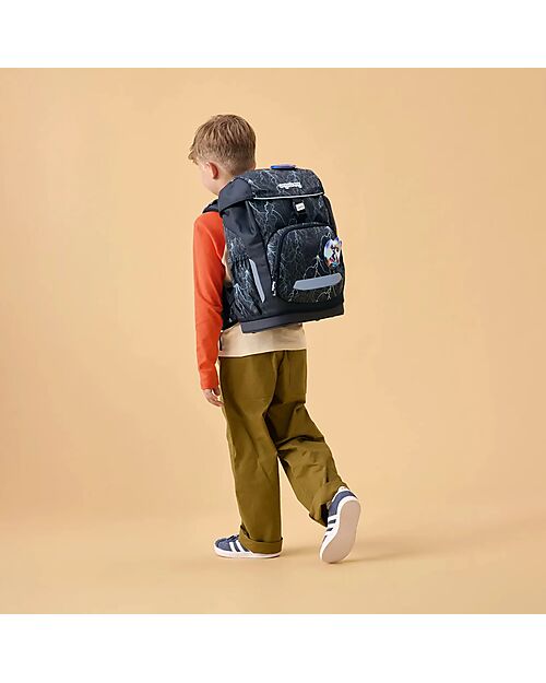 ergobag Zaino Ergonomico Flex - Super ReflectBear - Adatto per le Elementari Zaini Scuola