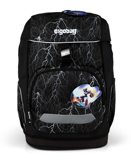 ergobag Zaino Ergonomico Flex - Super ReflectBear - Adatto per le Elementari Zaini Scuola