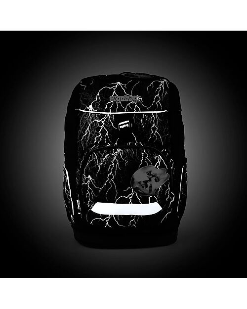 ergobag Zaino Ergonomico Flex - Super ReflectBear - Adatto per le Elementari Zaini Scuola