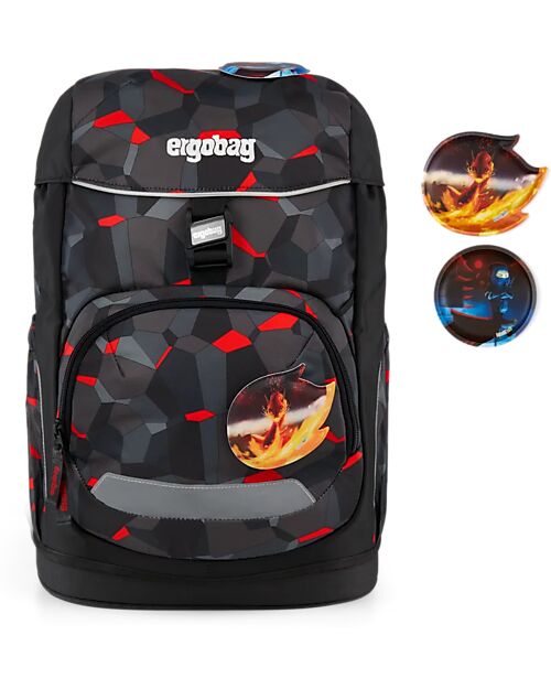 ergobag Zaino Ergonomico Flex - TaekBeardo - Adatto per le Elementari Zaini Scuola