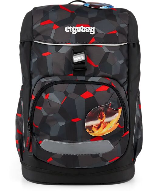 ergobag Zaino Ergonomico Flex - TaekBeardo - Adatto per le Elementari Zaini Scuola