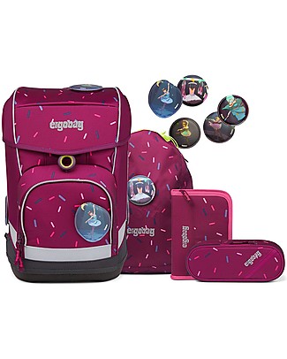 ergobag Zaino Ergonomico Per la Scuola Cubo Light - Pearl DiveBear Zaini Scuola