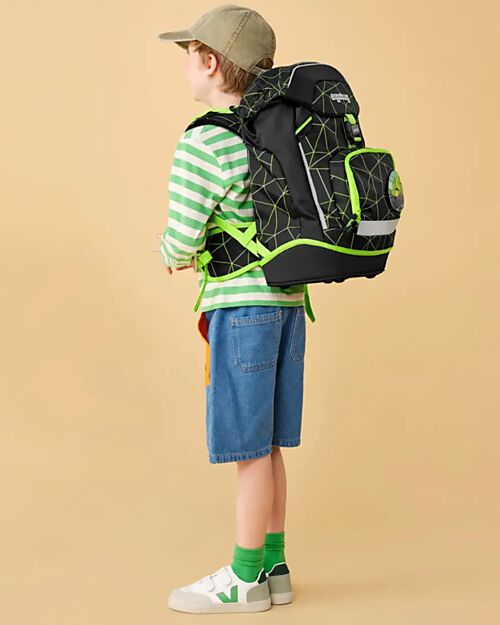 ergobag Zaino Ergonomico Prime - CyBear Race - Adatto per le Elementari Zaini Scuola