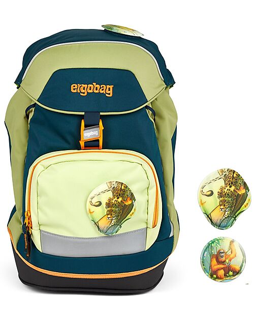 ergobag Zaino Ergonomico Prime - ExploreBear - Adatto per le Elementari Zaini Scuola