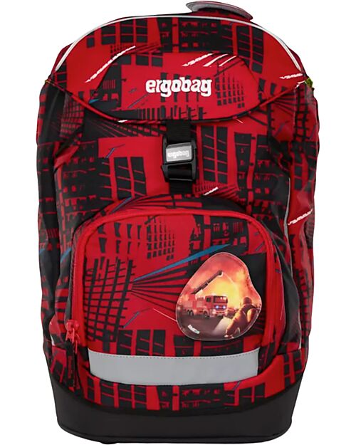 ergobag Zaino Ergonomico Prime - FireBear - Adatto per le Elementari Zaini Scuola