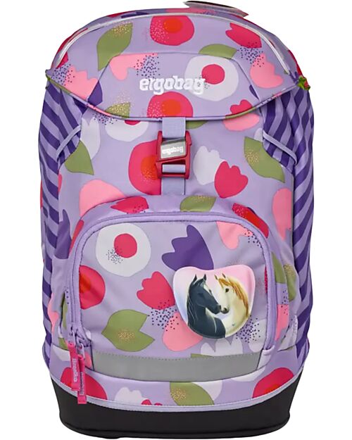 ergobag Zaino Ergonomico Prime - Flower PowBear - Adatto per le Elementari Zaini Scuola