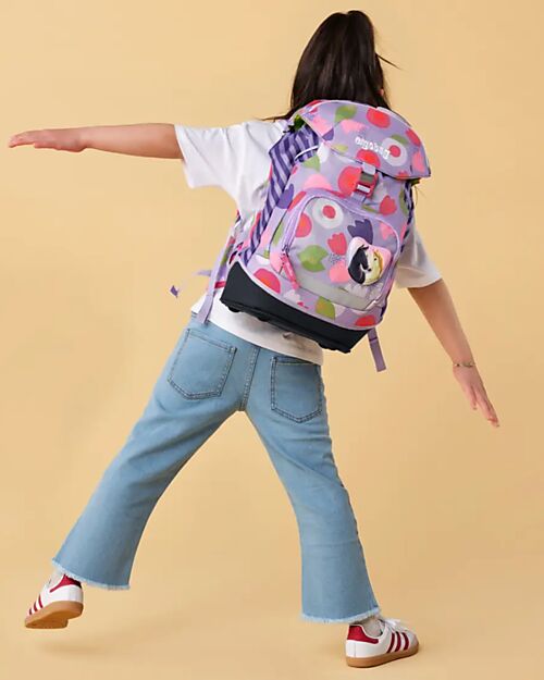 ergobag Zaino Ergonomico Prime - Flower PowBear - Adatto per le Elementari Zaini Scuola