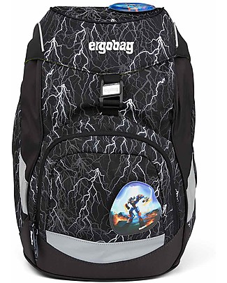 ergobag Zaino Ergonomico Prime Per la Scuola - ReflekBear Glow Zaini