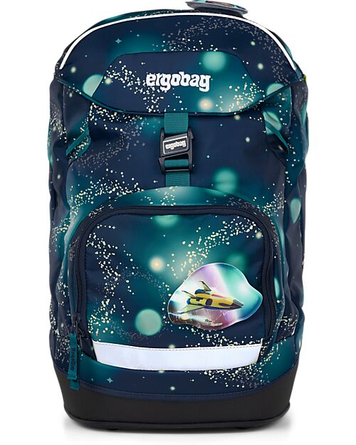 ergobag Zaino Ergonomico Prime - Space TravelBear - Adatto per le Elementari Zaini Scuola