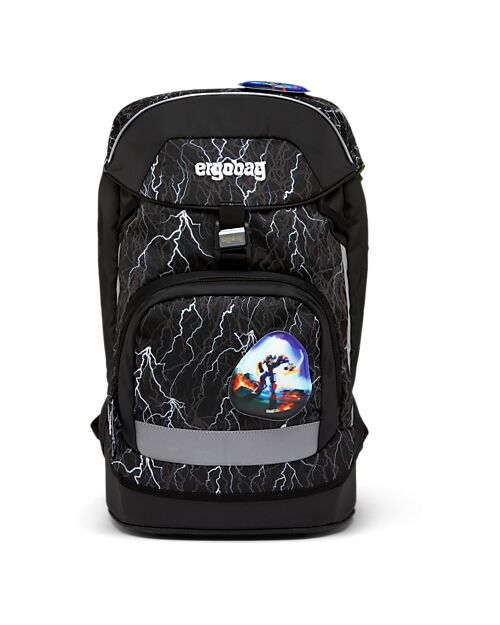 ergobag Zaino Ergonomico Prime - Super ReflectBear - Adatto per le Elementari Zaini Scuola
