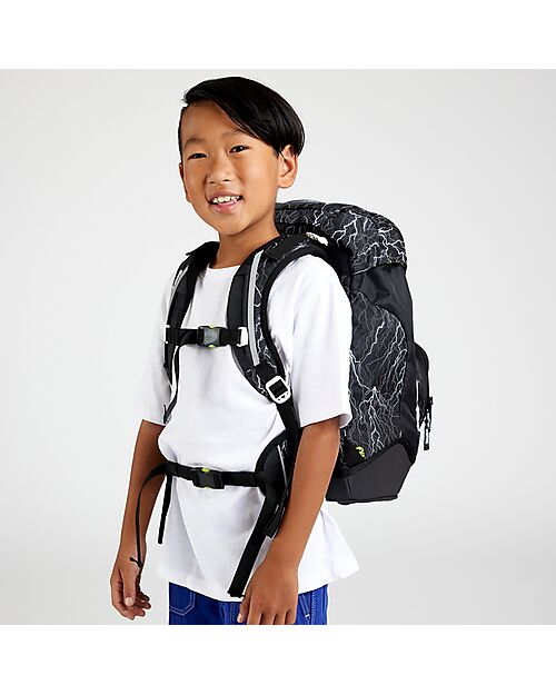 ergobag Zaino Ergonomico Prime - Super ReflectBear - Adatto per le Elementari Zaini Scuola