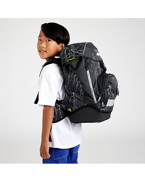 ergobag Zaino Ergonomico Prime - Super ReflectBear - Adatto per le Elementari Zaini Scuola