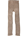 Esencia Leggings a Costine, Tortora - 100% lana di alpaca Leggings