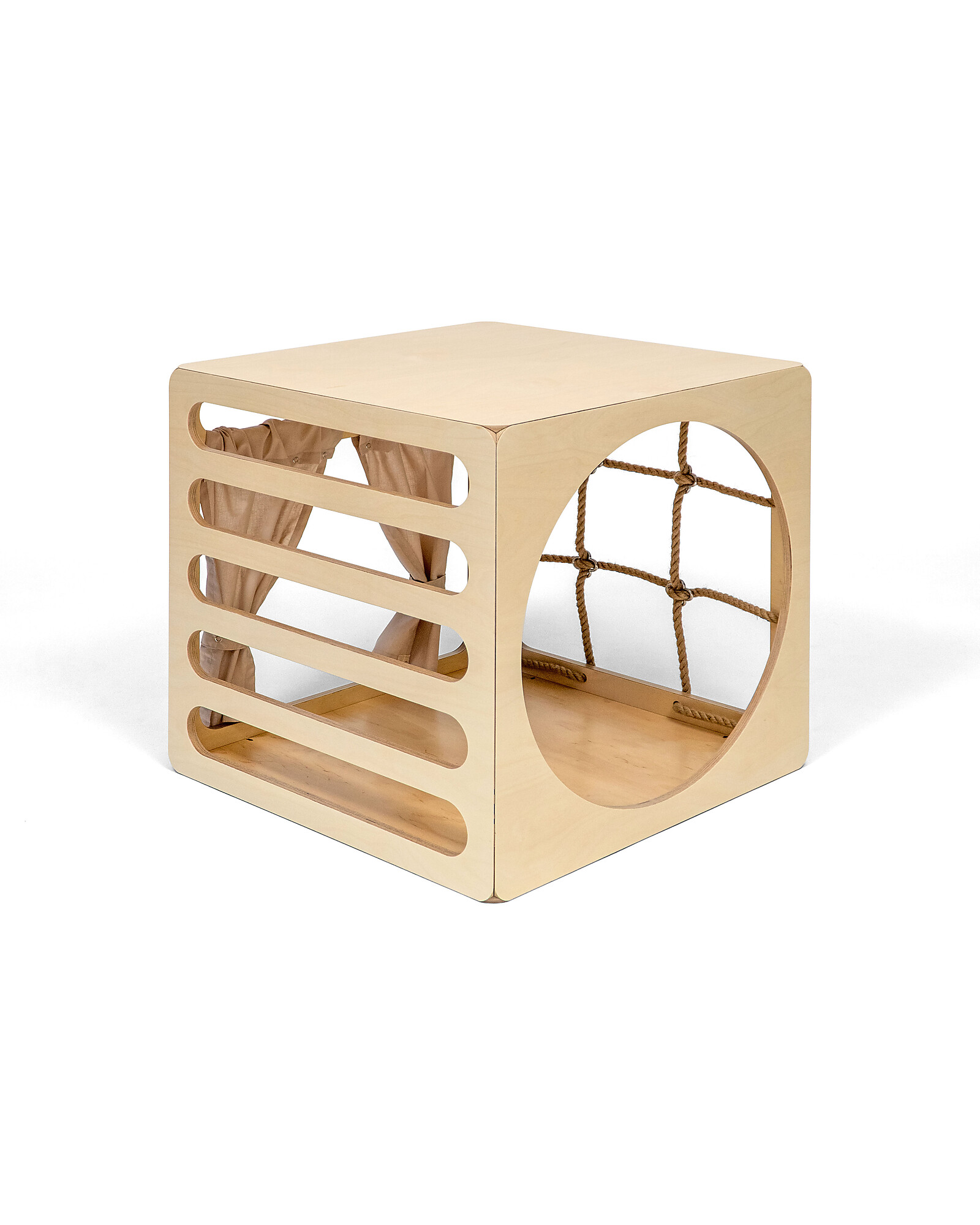 Cubo Di Abilità Motorie In Legno,6 In 1 Giochi Montessori 1 Anno - Foto 6