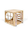 Ette Tete Cubo Cubitri in Legno - Naturale - Perfetto migliorare le capacità motorie Giochi Montessoriani