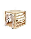 Ette Tete Cubo Cubitri in Legno - Naturale - Perfetto migliorare le capacità motorie Giochi Montessoriani
