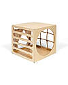 Ette Tete Cubo Cubitri in Legno - Naturale - Perfetto migliorare le capacità motorie Giochi Montessoriani