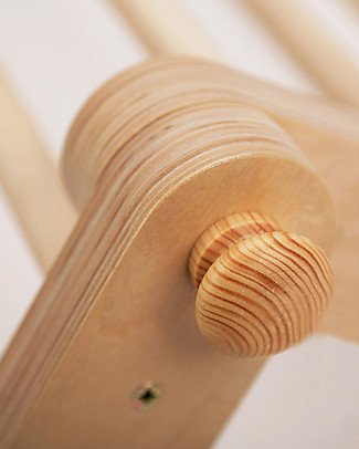 Ette Tete Nuovo Triangolo Pikler Mopitri Modificabile in Legno Mopitri con Rampa, Natural - Il gioco sicuro per piccoli scalatori! Torri Montessoriane_