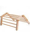 Ette Tete Nuovo Triangolo Pikler Mopitri Modificabile in Legno, Natural - Il gioco sicuro per piccoli scalatori! Giochi Montessoriani