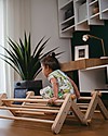 Ette Tete Nuovo Triangolo Pikler Mopitri Modificabile in Legno, Natural - Il gioco sicuro per piccoli scalatori! Giochi Montessoriani