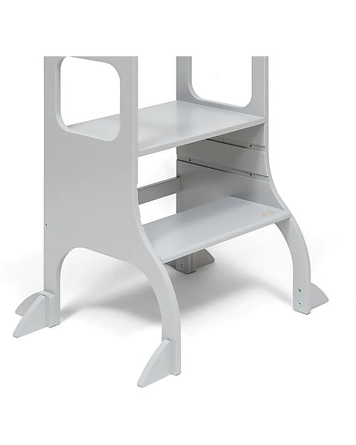 Ette Tete Piedini di Supporto Extra - Grigio Chiaro - Per Torre Montessoriana Step'n'Sit o Step Up Torri Montessoriane_