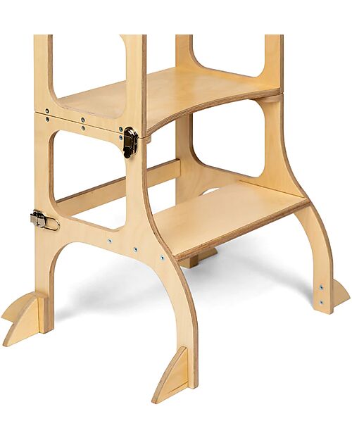 Ette Tete Piedini di Supporto Extra - Natural - Per Torre Montessoriana Step'n'Sit o Step Up Torri Montessoriane_