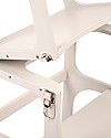 Ette Tete Torre Montessoriana Convertibile Step'n'Sit, Bianco con Cinghie Argento Torri Montessoriane_