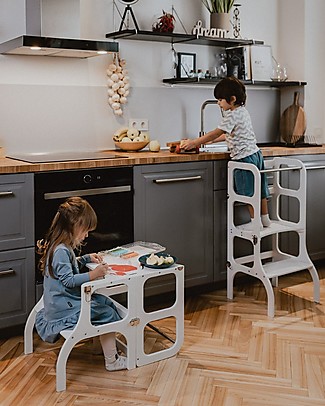 Torre Montessoriana per Bambini Autonomi - Insieme a Mamma in Cucina