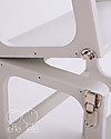 Ette Tete Torre Montessoriana Convertibile Step'n'Sit, Grigio Chiaro con Cinghie Argento Torri Montessoriane_
