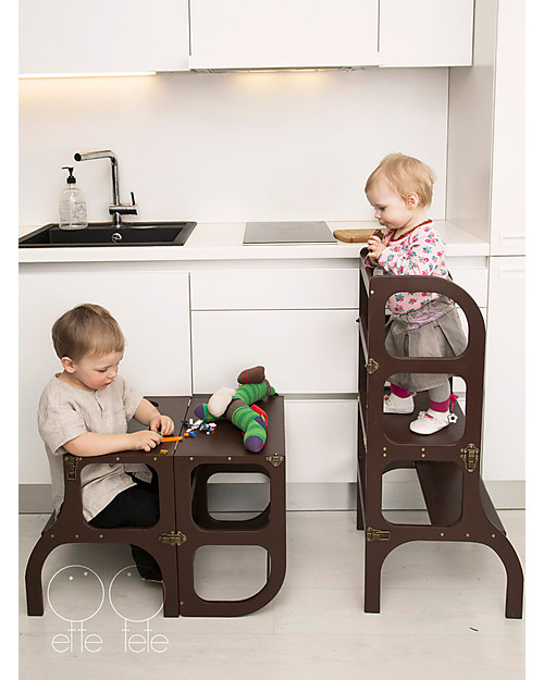 Torretta Montessoriana Ette Tete Step'n'Sit - Prezzo: 139,00€ - Codice  articolo: E1TWOS - Gioco Negozio Online