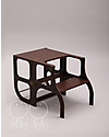 Ette Tete Torre Montessoriana Convertibile Step'n'Sit, Marrone con Cinghie Ottone Torri Montessoriane_