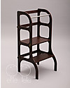 Ette Tete Torre Montessoriana Convertibile Step'n'Sit, Marrone con Cinghie Ottone Torri Montessoriane_