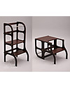 Ette Tete Torre Montessoriana Convertibile Step'n'Sit, Marrone con Cinghie Ottone Torri Montessoriane_