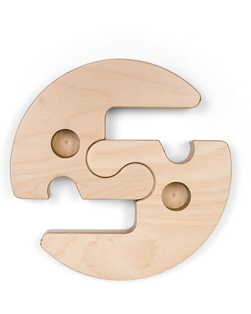 Ette Tete Trave di Equilibrio TipiToo SOLO in Legno - Naturale - con Linee - Perfetto per i Bambini che Iniziano a Stare in Piedi Giochi Montessoriani