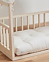 Ettomio Lettino Montessoriano Casetta "Ninonino" completo di Futon - 120x60 cm - Da 0 a 5 anni Letti Montessoriani