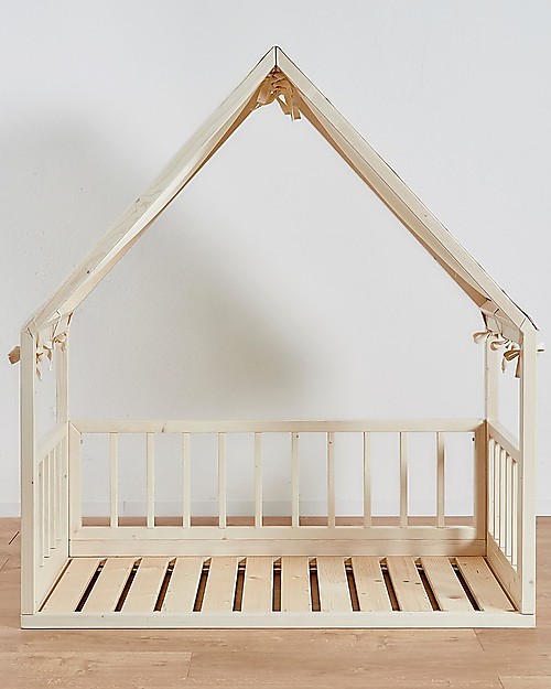 Ettomio Letto Montessoriano Casetta - 160x80 cm - 100% Made in Italy Letti Montessoriani