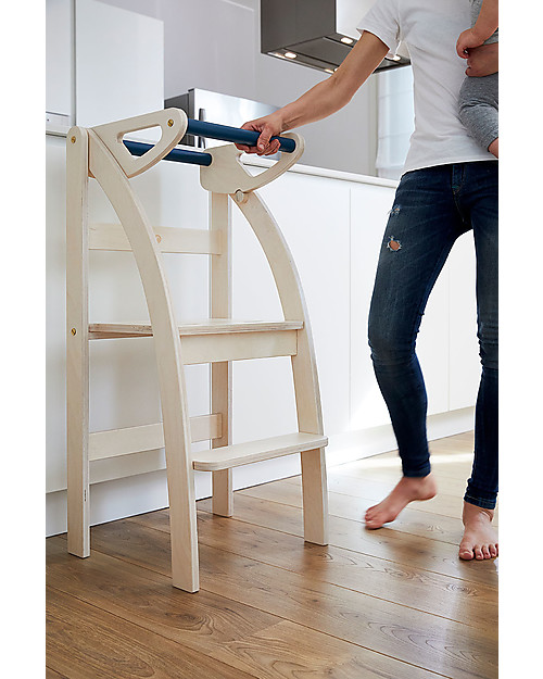 Ettomio Torre  Montessoriana Pieghevole "La Taue" Blu - Si chiude con una mano!  Blu Torri Montessoriane_